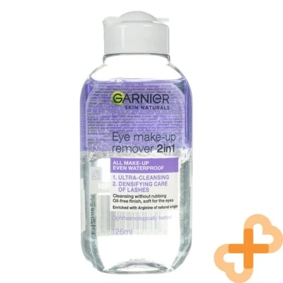 GARNIER Skin Natural Zweiphasen Augen-Make-up-Entferner 2in1 125 ml Wasserfest - Bild 1 von 4