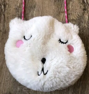 Joules Clothing Faux Fur Polar Bear Crossbody Purse Cute - Picture 1 of 7