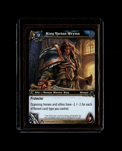 WoW TCG King Varian Wrynn 144/270 Scourgewar Epic Unique Ally - Picture 1 of 1