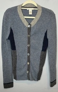 orvis lambswool Cardigan sweater XS Women’s Extra Small Blue Button Front Gray - Picture 1 of 4