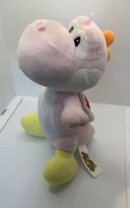 Little Buddy Super Mario Bros. Yoshi 6" Plush Pink Stuffed Toy 2021 - Picture 1 of 18