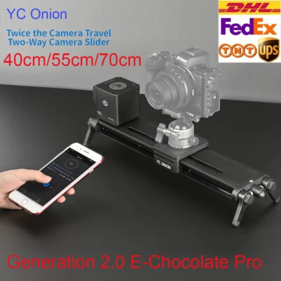 YC Generation Pro 2.0 E-chocolate 40cm 55cm 70cm Motorized Camera Slider APP - Image 1 of 4