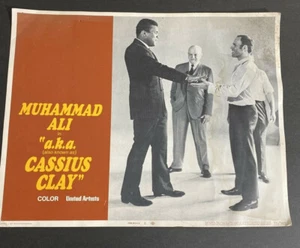 1970 Muhammad Ali a.k.a Cassius Clay Movie Boxing Lobby Card #5 Number 70/340 - Picture 1 of 11