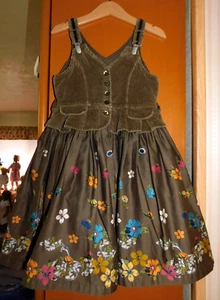 jottum Suspender Dress Full Gathering Skirt Top like Vest Girls 6 - Picture 1 of 11