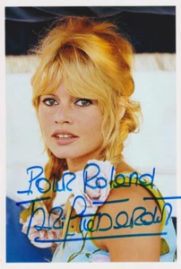 BRIGITTE BARDOT Original Autogramm signiertes Foto Top Portrait - Bild 1 von 1