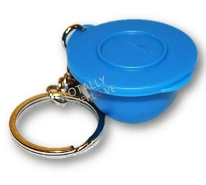 Tupperware Impressions Bowl Llavero Mini Gadget Estuche para Pastillas Azul ❤️ - Imagen 1 de 2