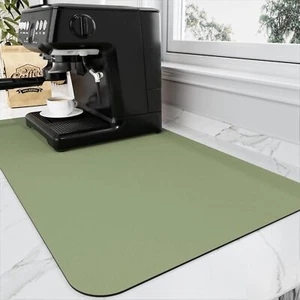 Mat - Coffee Bar Mat for Countertops | Coffee Bar Accessories Fit Under Coffee - Picture 1 of 6