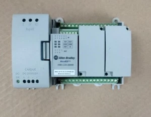 2080-LC20-20AWB Allen Bradley Micro 820 PLC with 2080-PS120-240VAC Power Supply - Picture 1 of 8