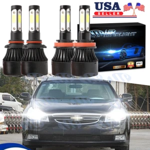 For Chevy Silverado 1500 2500 3500 HD 2007-2018 6000K LED Headlight Hi/Lo Bulbs - Picture 1 of 12