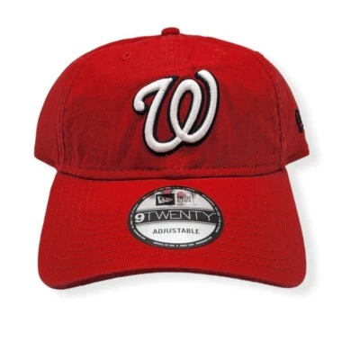 New Era Washington Nationals 9Twenty Core Classic Twill Adjustable Strap Hat Cap - Image 1 of 4
