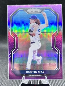 Panini Prizm #205 2021 Dustin May púrpura Prizm - Imagen 1 de 2