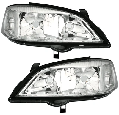 Scheinwerfer Set für Opel Astra G links + rechts Hauptscheinwerfer Halogen - Bild 1 von 4