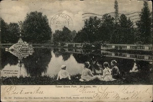 St. Louis,MO Tower Grove Park 1905  Missouri Vintage Postcard - Picture 1 of 2
