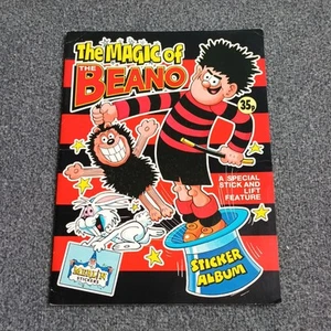 The Magic Of The Beano Merlin Sticker Album INCOMPLETE 1989, Not Complete Dennis - Picture 1 of 20