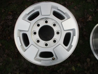 Aro de roda 17"" x 7,5"" Silverado 2500 3500 prata usinada fabricante de equipamento original 5500 2011-2019 #6 - Imagem 1 de 4