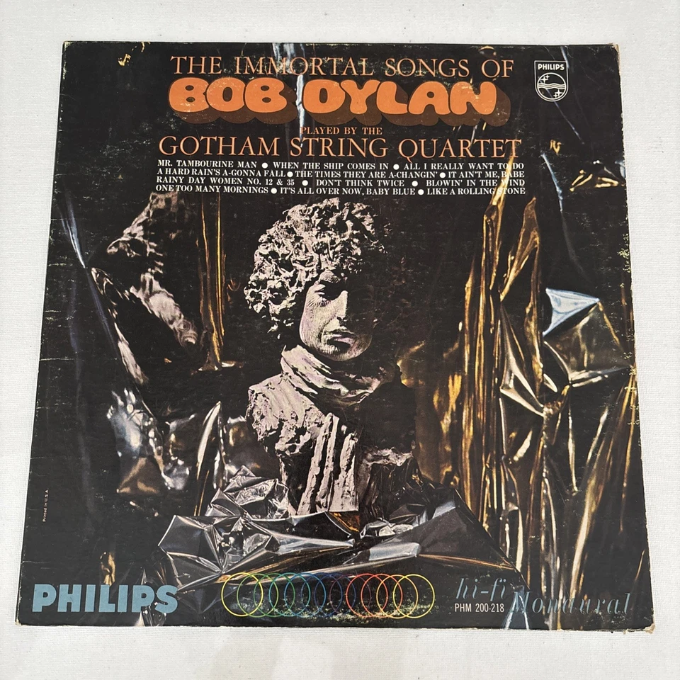 Gotham String Quartet The Immortal Songs Of Bob Dylan 1966 MONO Philips VG/VG - Image 1 of 4