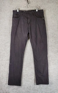 AG Adriano Goldschmied Everett Slim Straight Hose Herren 33x32 braun Baumwolle - Bild 1 von 13