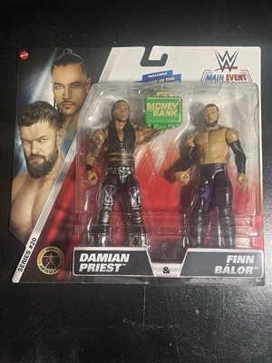 Paquete de 2 figuras WWE Damian Priest & Finn Balor Main Event Showdown Series 20 Foto 1 de 4