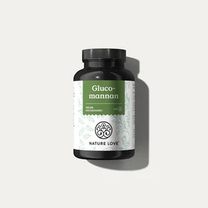 Glucomannan 120 Kapseln Nature Love - Bild 1 von 3