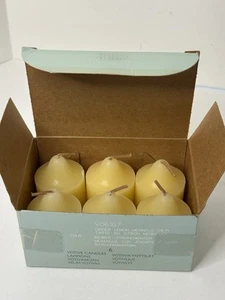 PARTYLITE V06167 GINGER LEMON MERINGUE PIE Votive Candles, BOX OF 6 - Picture 1 of 2