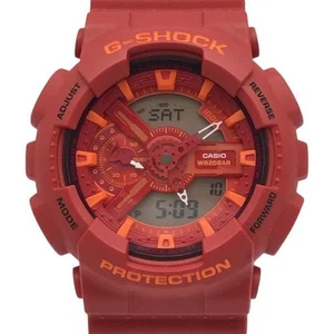 CASIO G-shock Watch Mens Analog digital Quartz Red Ga-110ac-4ajf T1 Used - Picture 1 of 6