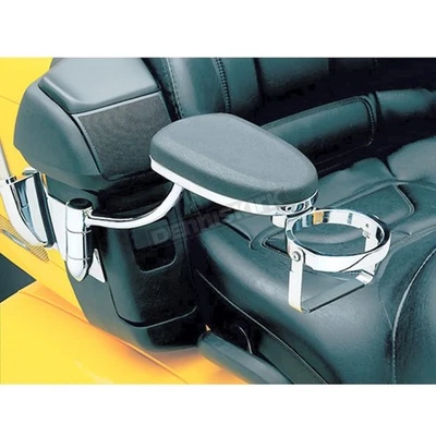 Apoyabrazos pasajero Kuryakyn cromado/negro - 8991 Foto 1 de 2