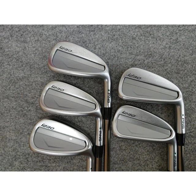 Used PING i230 Green Dot #6-PW 5 Irons, Genuine Carbon, PING TOUR 2.0 CHROME - Image 1 of 4
