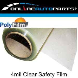 Safety Window Glass Film 88% Clear Security 152cmx10m Shatter Proof Anti Scratch - Picture 1 of 1