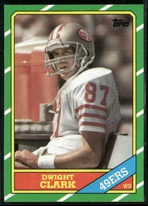 1986 Topps Dwight Clark 160b San Francisco 49ers - Picture 1 of 2