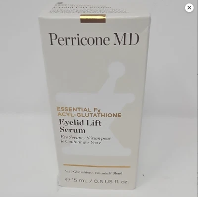 Новый в коробке Perricone MD Essential Fx сыворотка для подтяжки век ацилглутатион 15 мл 0,5 унц - Изображение 1 из 4