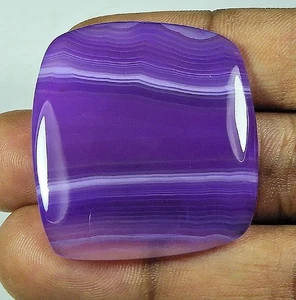 66Cts. Dyed Onyx Agate Fancy Shape Cabochon Loose Gemstone 26X38MM y798 - Picture 1 of 9
