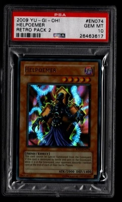 Yugioh PSA 10 RP02-EN074 Helpoemer 2008 RETRO PACK - Image 1 of 2