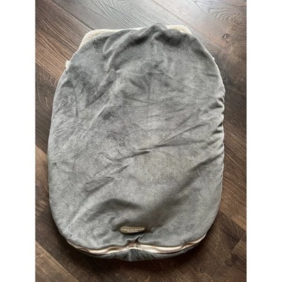 JJ Cole Collections Bundleme Car Seat Stroller Cover Gray Plush Cozy - Image 1 of 4