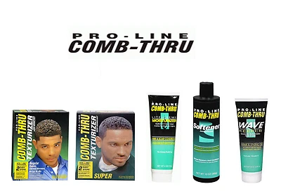 Pro Line Comb Thru Softener/Wave Keeper/Lite Creme & Texturizer Kit (FULL RANGE)