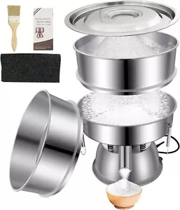 Sidasu Automatic Powder Sifter Machine 120V 50W 2 Sieves included (40 & 60 Mesh) - Picture 1 of 16