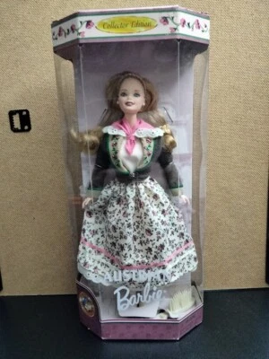 1998 Bonecas Barbie Austríacas do Mundo Edição de Colecionador 21553 Fechadas - Imagem 1 de 3