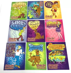 Inkworks Scooby Doo Mysteries & Monsters Trading Card 9-Stickers Chase card Set - Picture 1 of 2
