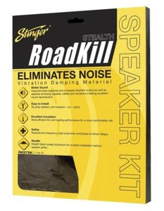 Kit de altavoces para automóvil Stinger RKSTSK 1,7 pies cuadrados Roadkill Stealth negro amortiguación de sonido - Imagen 1 de 1