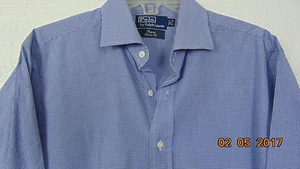 POLO RALPH LAUREN - SIZE 16-34 SHIRT - LONG SLEEVE - BUTTON DOWN - PLAIDS - Picture 1 of 5