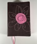 NIV True Images The Bible for Teen Girls Chocolate Brown Pink Flower 2012