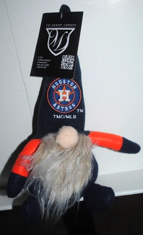 Houston Astros 11" plush gnome figure, The Memory Company, 2022, with tag Cover