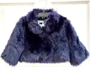 Janie And Jack Faux Fur Cropped Jacket Size 2 years - Picture 1 of 14