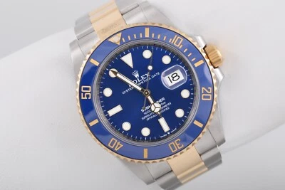 Rolex 126613LB Submariner 'Bluesy' 41 mm oro amarillo de 18 quilates y cerámica azul SS Foto 1 de 3