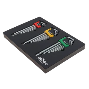 Wiha Tools 66979 ErgoStar L-Key Foam Tray Set, 35 Pieces - Picture 1 of 4
