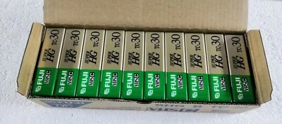  Cassette Fuji Compact TC-30 VHSC Super HG - 10 casetes  Foto 1 de 3