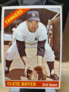 1966 Topps #9 Clete Boyer New York Yankees - Picture 1 of 2