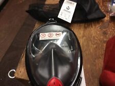 Seabeast Af90 Full Face Snorkel Mask Anti-foag Foldable Tube Camera Mount