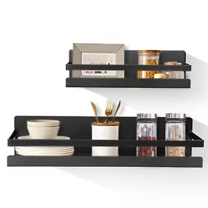 2er Set Magnetisch Kühlschrank Regal Magnetregal Magnet Hängeregal Gewürzregal - Bild 1 von 12