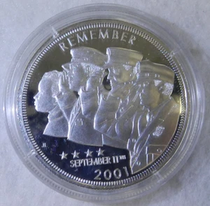 #C18 2016 Bradford Exchange Heroes of 9/11 Proof Coin Remember September 11th - Picture 1 of 7