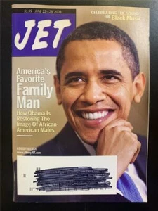 Jet Magazine~June 22-29 2009~Obama~Music - Imagen 1 de 1